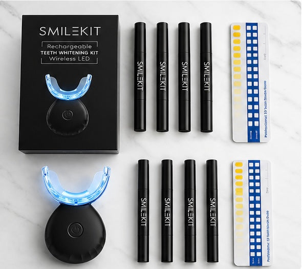 Wireless LED Teeth Whitening Kit β Professional At-Home Smile System