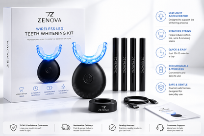 Wireless LED Teeth Whitening Kit – Professional At-Home Smile System