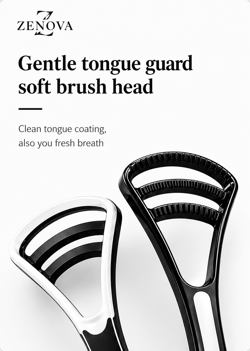 Silicone Tongue Scraper – Deep Clean Breath Freshener Tool