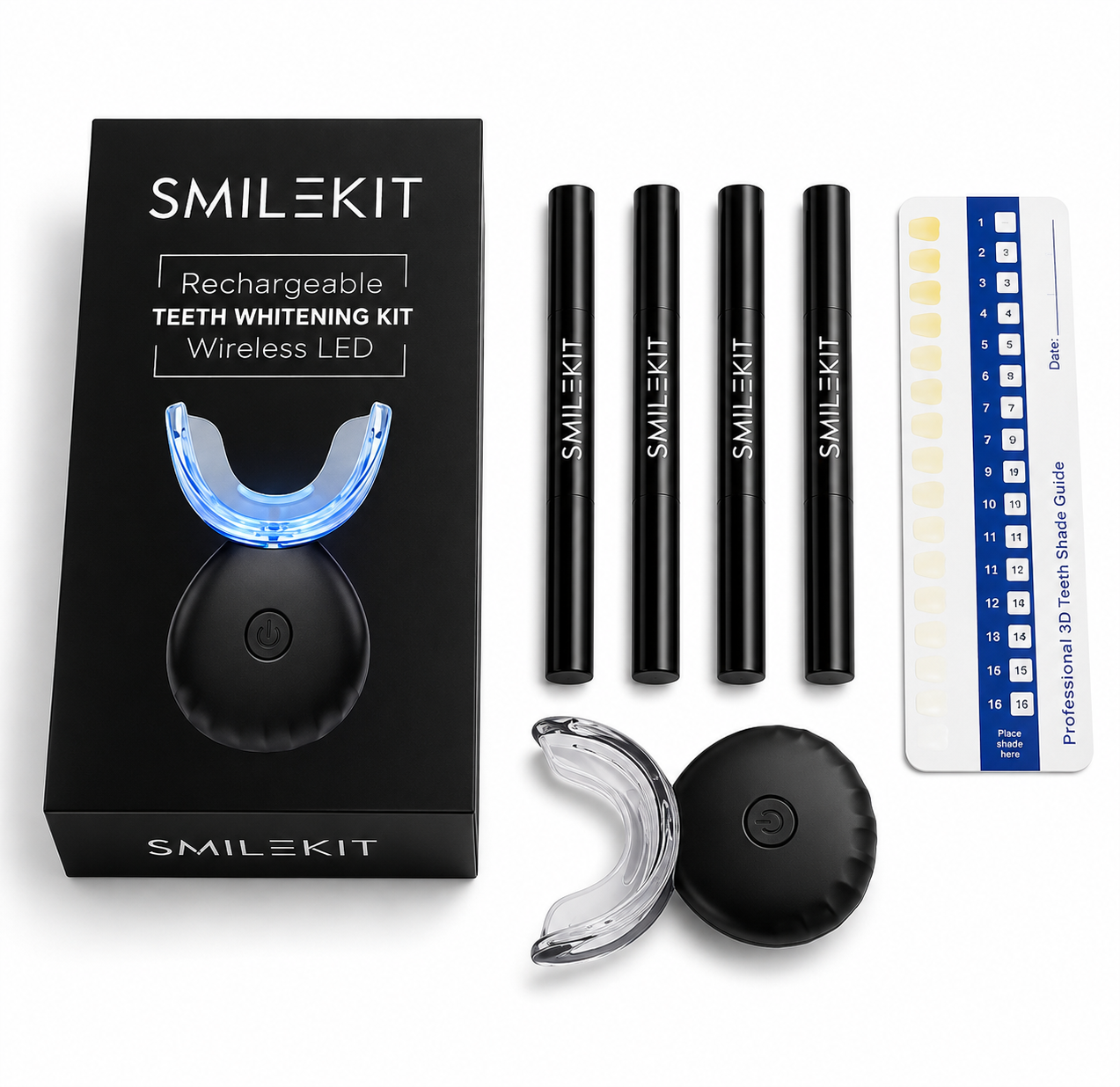 Wireless LED Teeth Whitening Kit – Professional At-Home Smile System