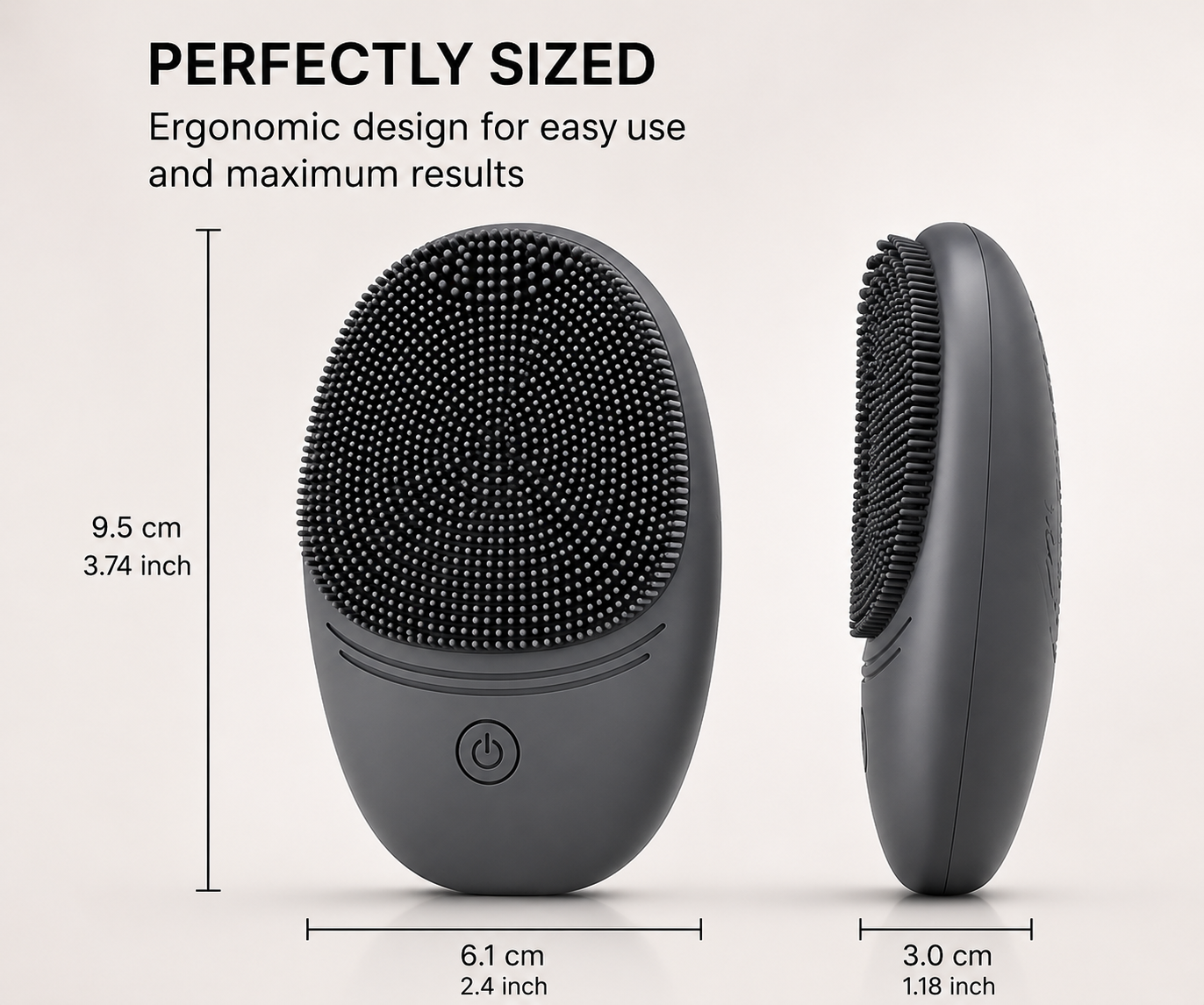 Electric Silicone Facial Cleansing Brush – Deep Pore Clean & Gentle Exfoliation