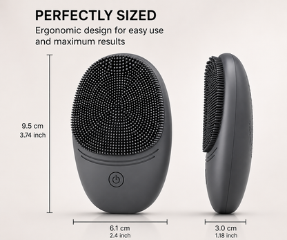 Electric Silicone Facial Cleansing Brush – Deep Pore Clean & Gentle Exfoliation
