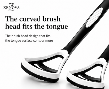 Silicone Tongue Scraper – Deep Clean Breath Freshener Tool