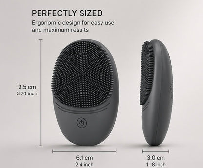 Electric Silicone Facial Cleansing Brush – Deep Pore Clean & Gentle Exfoliation