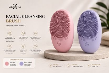 Electric Silicone Facial Cleansing Brush – Deep Pore Clean & Gentle Exfoliation